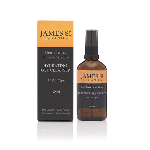 Hydrating Gel Cleanser - Green Tea & Ginger Extracts - organic-skin-care-Australia