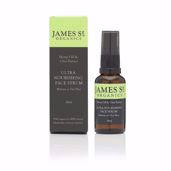 Ultra Nourishing Face Serum - Hemp Oil & Chia Extract - organic-skin-care-Australia