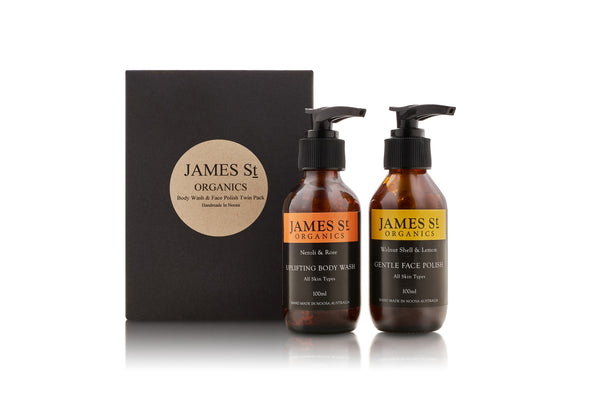 Body Wash and Face Polish Twin Pack - organic-skin-care-Australia