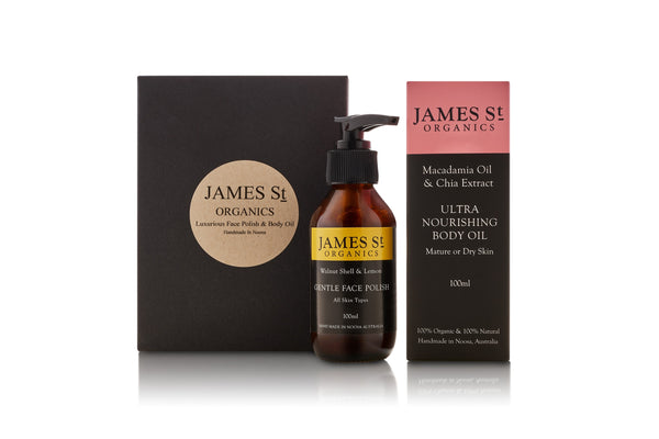 Luxurious Face Polish & Body Oil - organic-skin-care-Australia