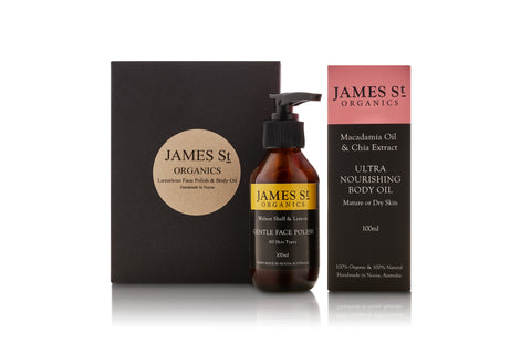 Luxurious Face Polish & Body Oil - organic-skin-care-Australia